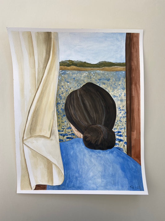 Blåklint 40x50