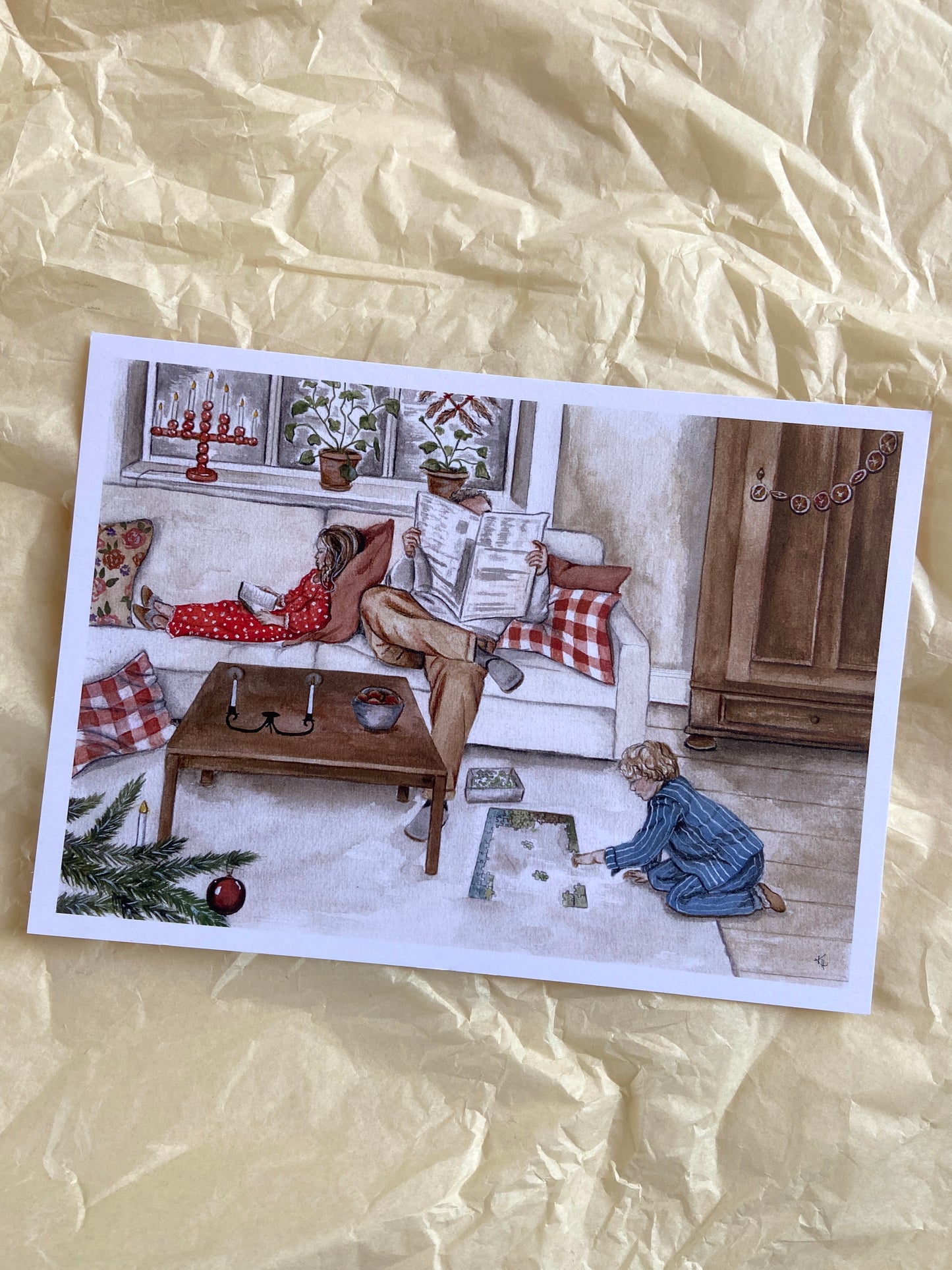 A5 Christmas cards 10-pack