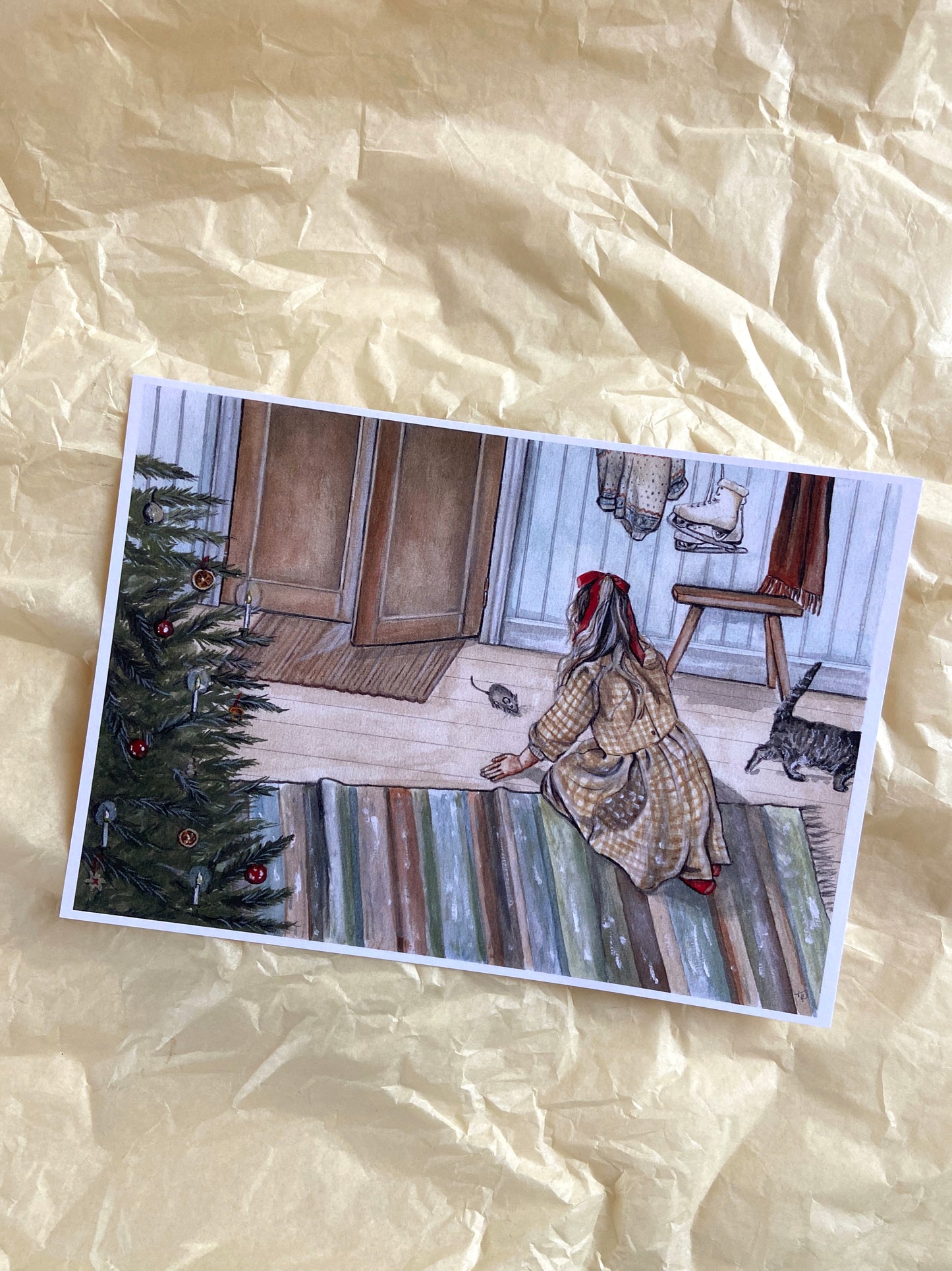 A5 Christmas cards 10-pack